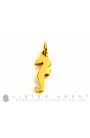 DODO by Pomellato pendant big size Sea Horse in 18Kt yellow gold. NEW!