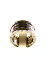 BULGARI ring Bzero1 a 4 bands in 18Kt white gold Size 15 Ref. AN191026. NEW!