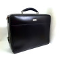MONTBLANC paper holder Meisterstuck porta Computer in black leather Ref. 103398. NEW!