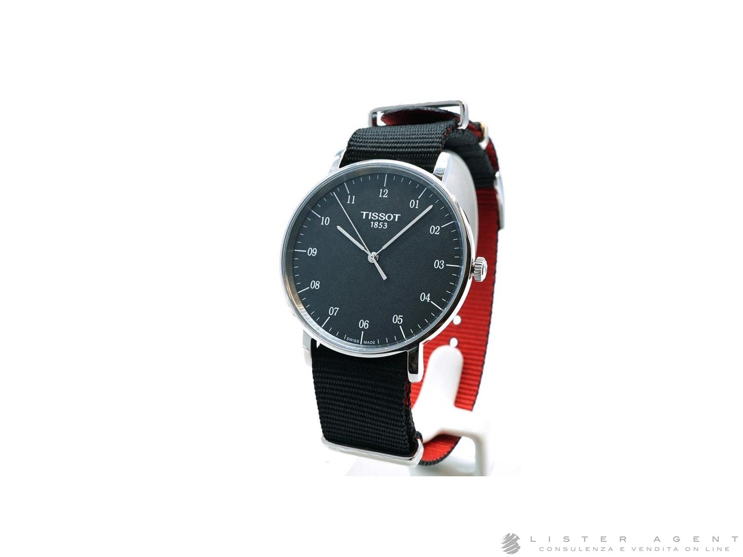 TISSOT Everytime Medium Nato in acciaio Nero Ref. T1094101707700
