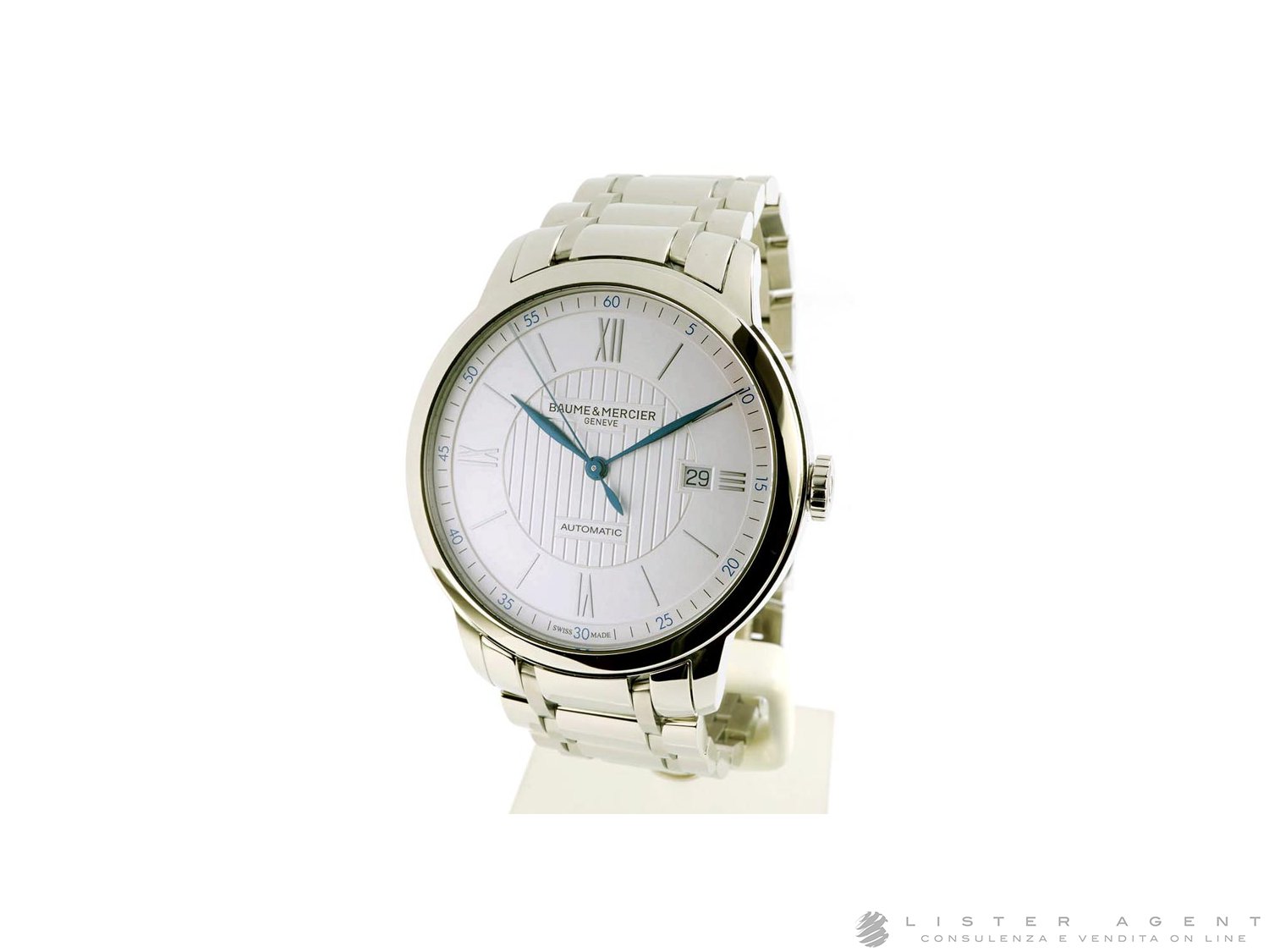 BAUME MERCIER Classima Automatique en acier Argente Ref. MOA10334. NEUF