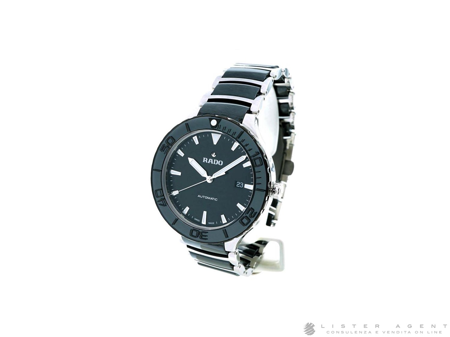 RADO Centrix Automatique en acier et ceramique Noir Ref. R30002162. NEUF Lister Agent