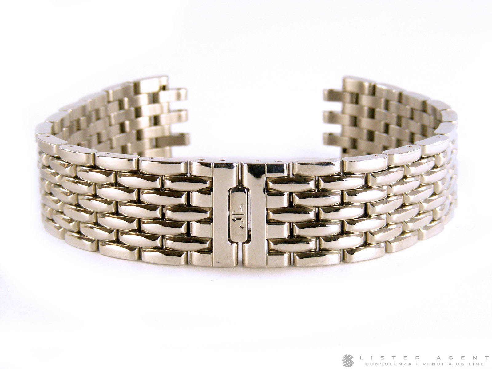 JAEGER LeCOULTRE bracelet pour Reverso en acier avec boucle d ployante de marque MM 19 00. NEUF