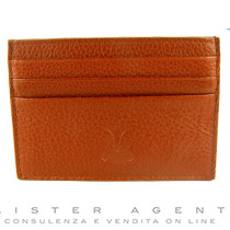 Porte-cartes GIO' MONACO en cuir marron Ref. PCU1539CR. NEUF!