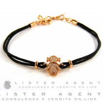 Bracelet CRIVELLI Baby Girl en or rose 18Kt et diamants ct 0,22 Ref. 71585. NEUF!