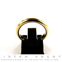 POMELLATO bague en or jaune et blanc non rodiato 18Kt Taille 21 Ref. AV1100 / O. NEUF!