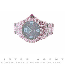 AMBROSIA PARIS montre Glitter en plastique avec Swarovski et perles Ref. ORSW3230283. NEUF!