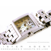 EBERHARD Gingi Date en acier nacre Réf. 61007CA2. NEUF!