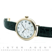 EBERHARD 8 Jours Riserva di carica in oro giallo 18Kt Grigio Car. Man. Ref. 20017VZ. USATO!