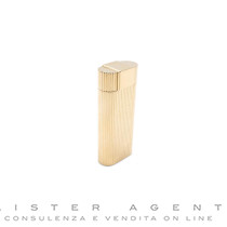 CARTIER briquet en acier plaqué or jaune. NEUF!