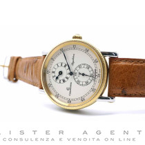 CHRONOSWISS Regulateur Automatique en acier et or 18Kt Argentè Ref. CH1212. NEUF!