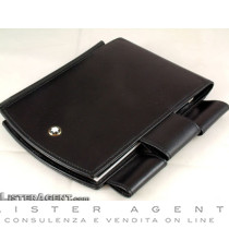 Support de paume MONTBLANC en cuir noir. NEUF!