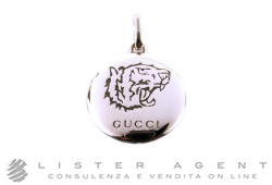 GUCCI pendentif tête de tigre en argent 925 Ref. YBG45527300100U. NEUF!