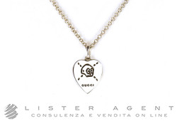 GUCCI collier Ghost Heart en argent 925 Ref. YBB45554000100U. NEUF!
