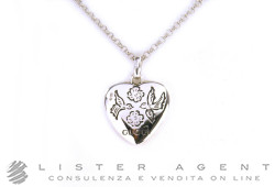 GUCCI collier Oiseau et Fleurs en argent 925 Ref. YBB45554200100U. NEUF!