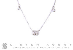 GUCCI collier Running G en or blanc 18Kt avec diamants Ref. YBB47923100100U. NEUF! -40%