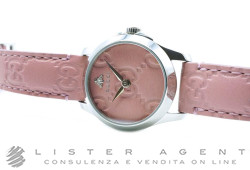 GUCCI Mod. 126SM G-Timeless en acier Rosé Ref. YA126578. NEUF!