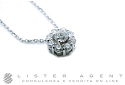 LEO PIZZO collana Fiore in oro bianco 18Kt con diamanti ct 0.58 G-H Ref. 240858PP2. NUOVA!