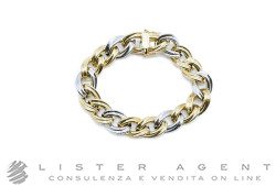  IL GIGLIO bracelet en or jaune et blanc 18KT. NEUF!