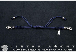 IBAMBOLI bracelet Sagola bleu et argent 925. NEUF!