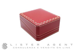 CARTIER scatola per orologio Santos in pelle rossa Ref. CO519. NUOVA!
