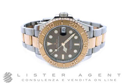 ROLEX Oyster Perpetual Yacht-Master 37 automatico in acciaio Oystersteel e oro Everose Marrone AUT Ref. 268621. USATO!
