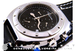 ROBERTO CAVALLI Totem Chronographe en acier Noir Ref. 7251300525. NEUF!