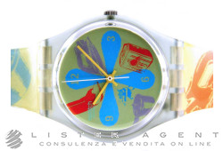 SWATCH Standard Gents Windmeal by Huntley Muir en plastique Ref. GG145. NUOVO!