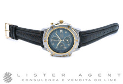 PULSAR Alarm Chronograph en acier bicolore Ref. Y182-6A40. NEUF!