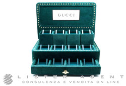 GUCCI espositore per orologi in velluto verde. USATO!