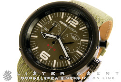 MOMO DESIGN Evo Chronographe en acier bruni vert Ref. MD1012BR-43. NEUF!