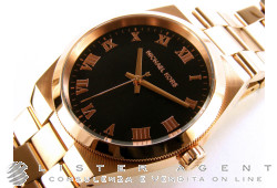 Montre MICHAEL KORS Uniquement en acier plaqué or rose Noir Ref. MK5937. NEUF!