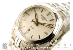 TISSOT PR100 Lady en acier Argenté avec diamants Ref. T1012101103600. NEUF!