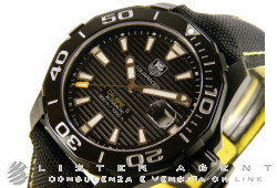 TAG HEUER Aquaracer Calibre 5 en noir Pvd acier AUT Réf. WAY218A.FC6362. NEUF!