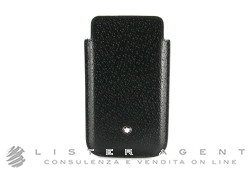 MONTBLANC Support Smartphone Choix Meisterstück en cuir noir Ref. 109186. NEUF!
