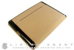 MONTBLANC tablette iPad I (APP3) pour iPad 3 et 4 collection Meisterstück Soft Grain en cuir beige Ref. 111230. NEUF!