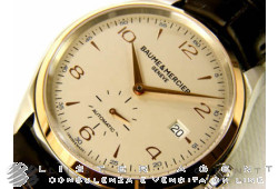 BAUME & MERCIER Clifton 41MM en acier et or rose 18Kt gris AUT Réf. M0A10139. NEUF!