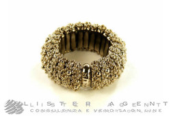 1,618 DEMARIA bague à ressort en bronze blanc plaqué or Ref. ANCAVIAR2. NEUF!