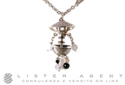 VANTO collier Cinese en argent 925 et pierres naturelles Ref. GR2146AG. NEUF!