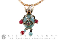 VANTO collier avec pendentif Maxi Viking en argent 925 et pierres naturelles Ref. GR2273AG. NEUF!