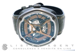 DIETRICH Organic Time automatico in acciaio PVD/Grigio AUT Ref. OT-7. NUOVO!