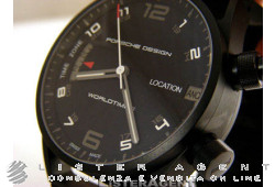 PORSCHE DESIGN P6750 Worldtimer GMT automatique en Pvd titane AUT Réf. 675013441180. NEUF!