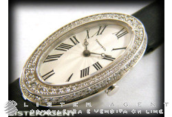 TIFFANY & CO Cocktail Ovale en or blanc 18Kt et diamants Ref. Z00941040X21A40B. NEUF!