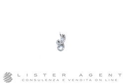 CIONDOLO Lettera S in oro bianco 18Kt e diamanti ct 0.07 Ref. EN1/2S. NUOVO!