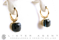 POMELLATO Boucles d'oreilles Nudo en or rose et blanc 18Kt et topaze London Ref. OB20106TL. NEUF!