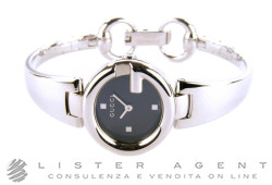 GUCCI Guccissima dame Mod. 134SM en acier Noir Ref. YA134501. NEUF!