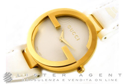 GUCCI Spécial Latin GRAMMY Mod. 133LG en acier plaqué or jaune Argenté Ref. YA133313. NEUF!