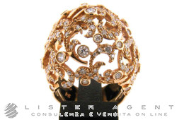 STEFAN HAFNER bague en or rose 18Kt et diamants ct 1,97 Taille 14 Ref. 02176RG420. NOUVEAU