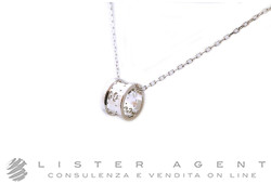 GUCCI collier Icon Twirl en or blanc 18Kt Ref. YBB21416900300U. NEUF!