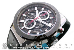 TAG HEUER Carrera Chronographe Automatique en acier Calibre Heuer 01 Squelette Ref. CAR201UFC6405. NEUF!